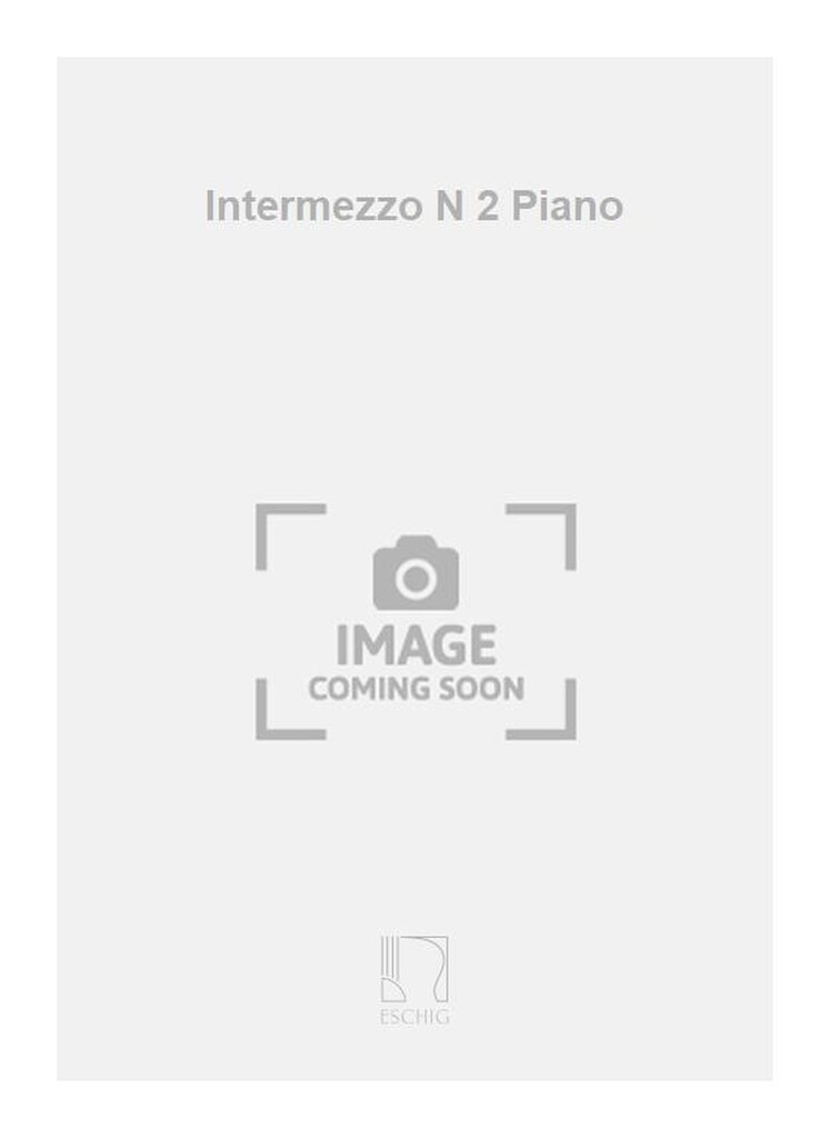 Intermezzo N 2 Piano